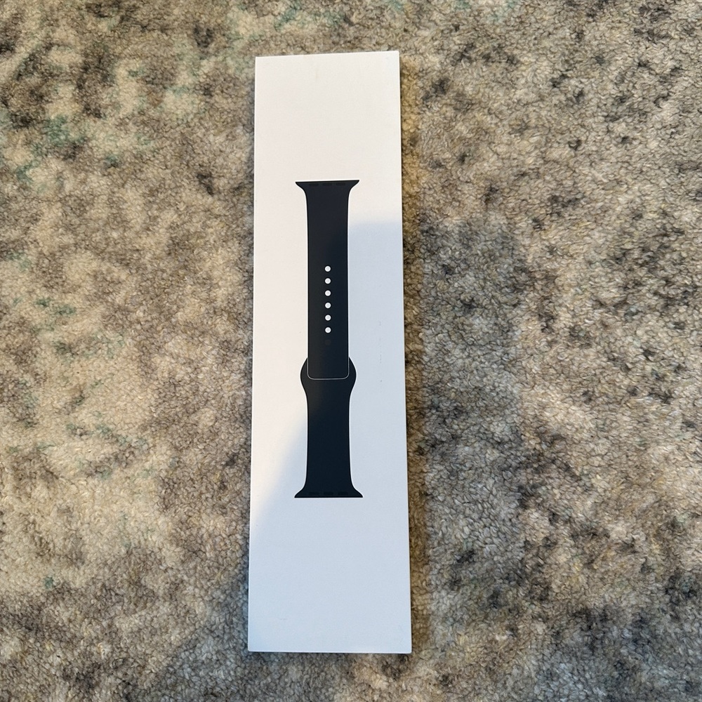 Apple Watch Sports Band. 41MM. Midnight with graphite steel pin. New in box